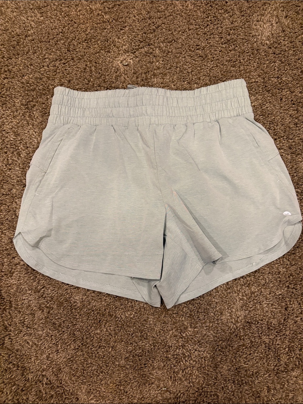 Reebok Light Green Women's Athletic Shorts